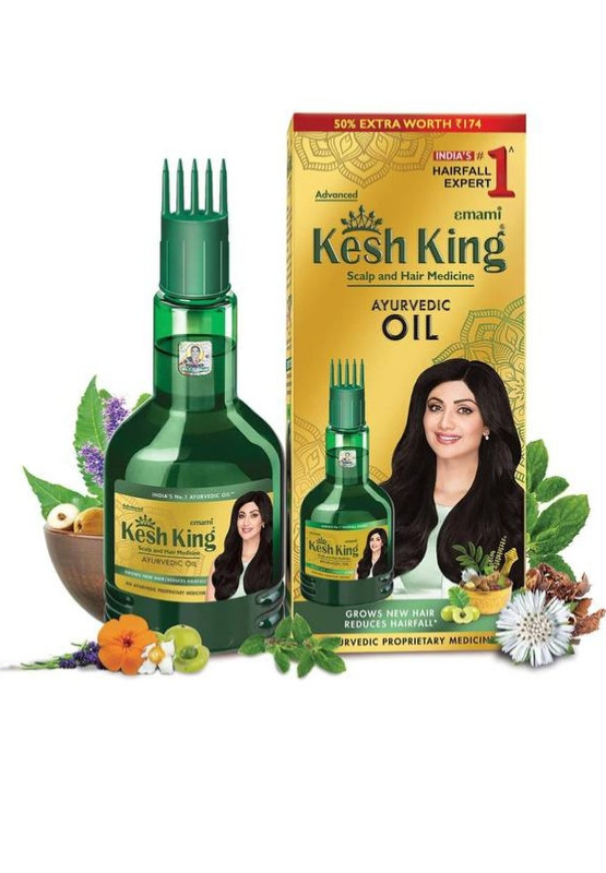 روغن موی گیاه آیورودا ضد ریزش مو برند کش کینگ 200میل