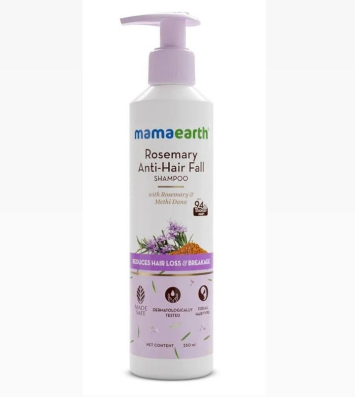 شامپو ضد ریزش مو رُز ماری mamaearth 250 mil