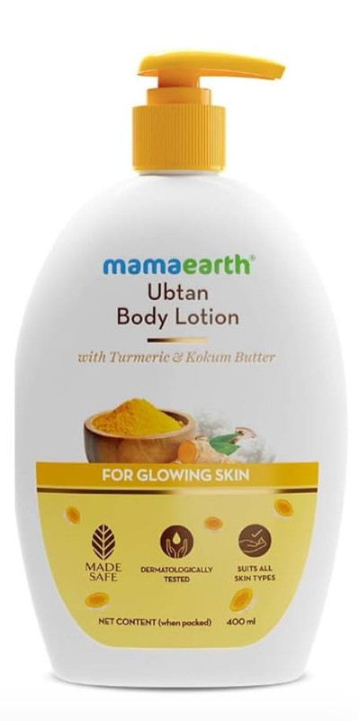 لوسیون بدن Ubtan mamaearth 400 mil